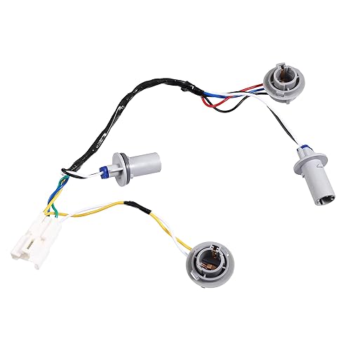 X AUTOHAUX Soporte de lámpara trasera y arnés de cableado 92450-3Q000 para Hyundai Sonata Sedan 2.0L 2.4L 2011-2014 lámpara trasera de luz trasera