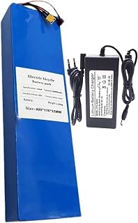 E-Bike Lithium Ion Battery Pack with Charger Built-in BMS 48V 20Ah 13S4P for 200-1500W Electric Bicycle Motor XT60