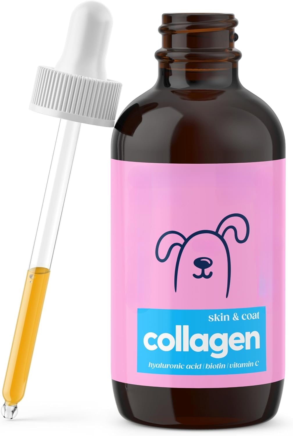 Liquid Collagen for Dogs, with Collagen, Hyaluronic Acid