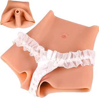 Zerosky Pantaloni Mutandine Shapewear In Silicone Per Crossdresser - Beige Taglia Unica