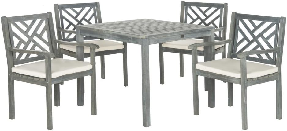 SAFAVIEH Outdoor Living Collection Bradbury 5-Piece Dining Set