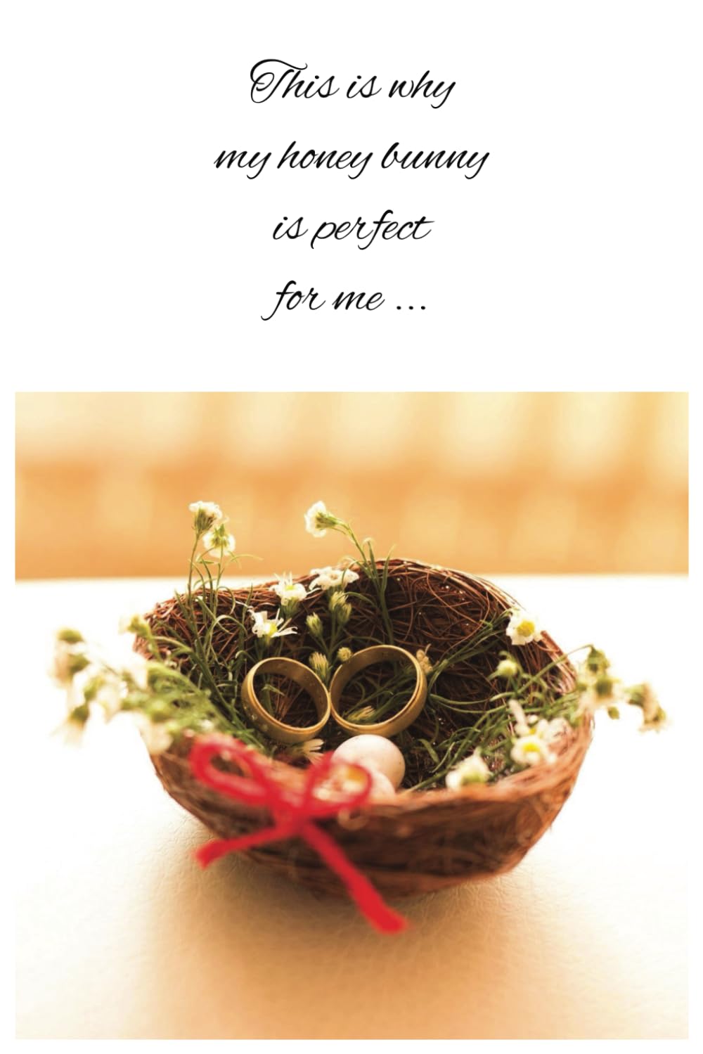 This is why my honey bunny is perfect for me journal