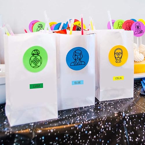 Vista 31 de Oozmas Tze-651 - Cinta de repuesto para TZe651 TZ de 0.945 in TZe negro sobre amarillo 0.94 (1 pulgada), cinta Ptouch laminada estándar compatible