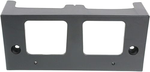 DAT AUTO PARTS Soporte de montaje para placa de matrícula de parachoques delantero, reemplazo para modelos Nissan Altima Sedan 2013-2015, plástico