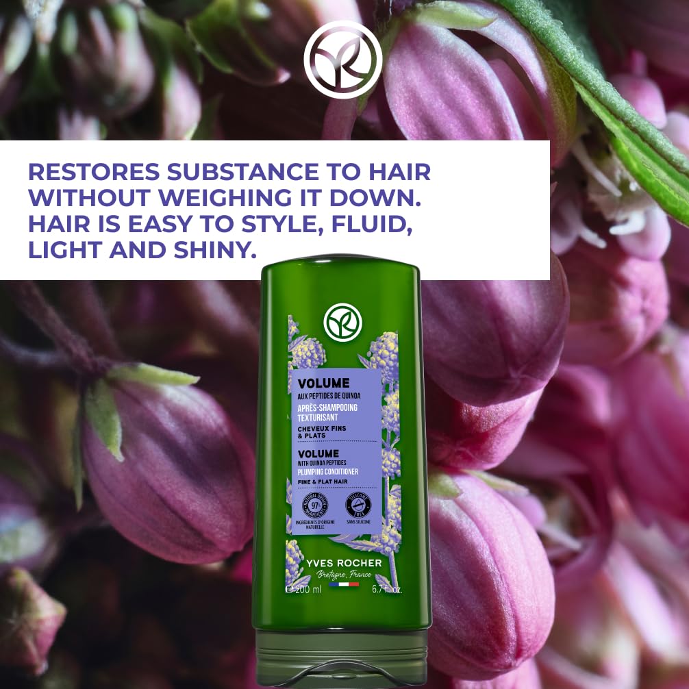 Yves Rocher Volume Quinoa Extract Plumping Conditioner Fine & Flat Hair - 200 ml. / 6.8 Fl.Oz - Image 2