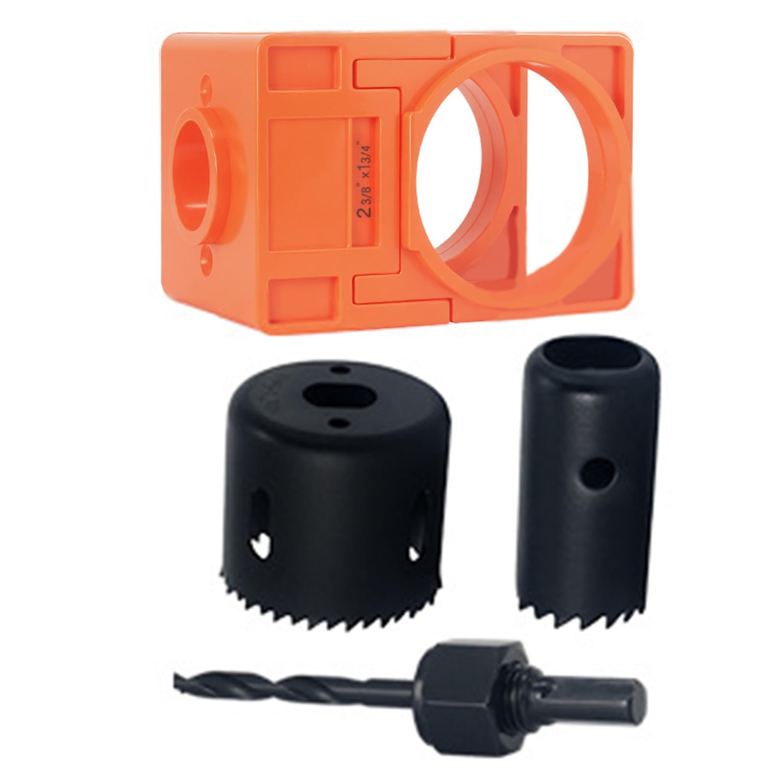 Kaeltsyn 4Pcs Installation Featuring Reinforced For Quick Setup Various Door Types Drill Bit For Door Installation