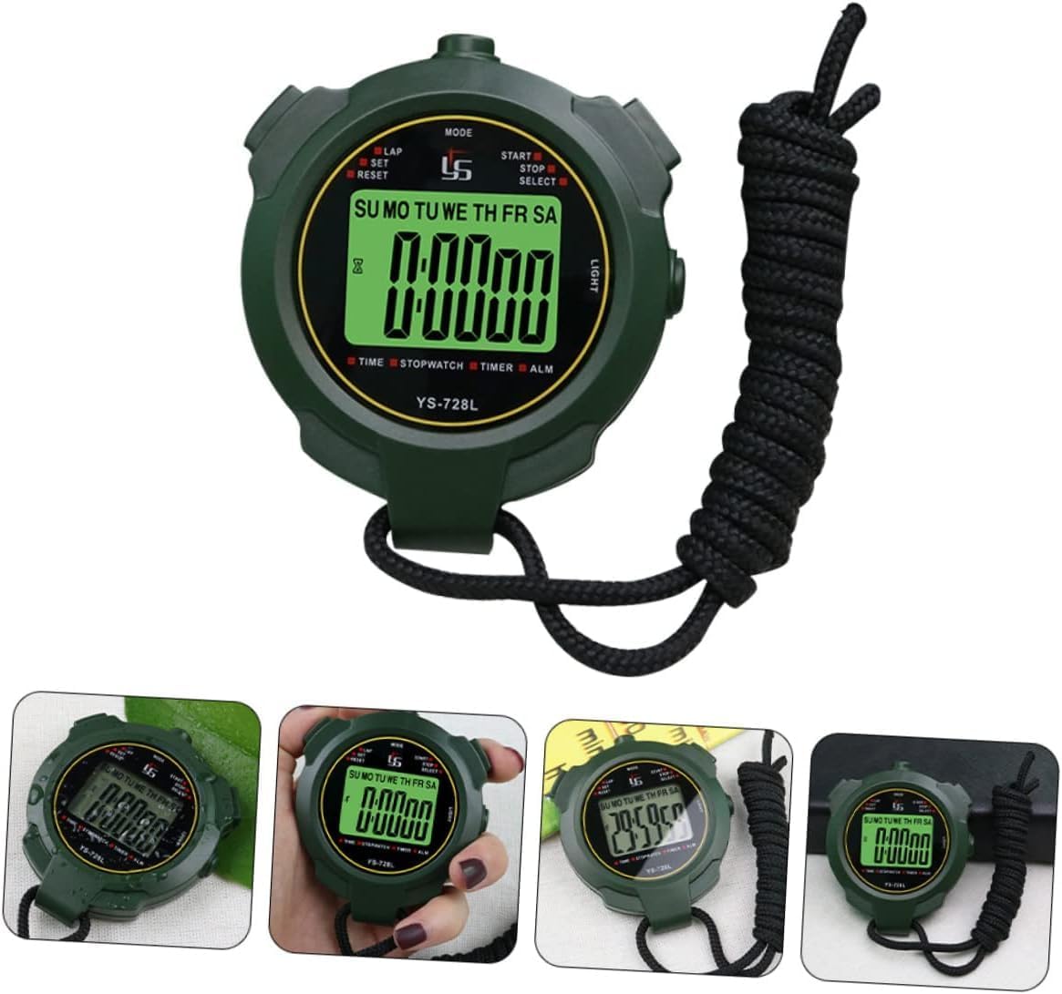 Stopwatch Fitness Watch Fitness Timer Runners Watch Electronic Timer for Sports Game Digital Watch Electronic Watch Match Timer Timer