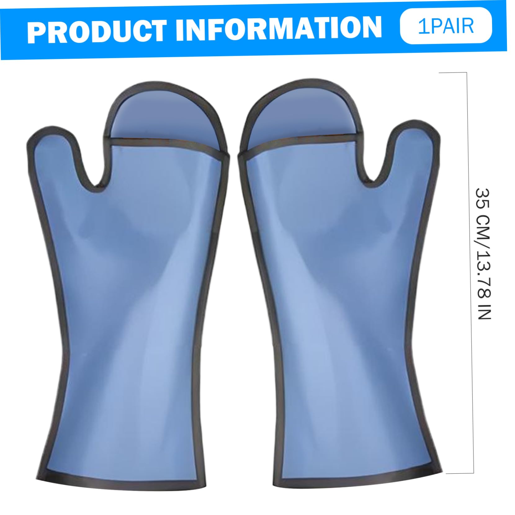 1 par de Guantes de Plomo, Guantes industriales de 0,35 mmpb, de protección contra Rayos X de Alta Resistencia, de Seguridad con Plomo para protección contra la radiación de Rayos X