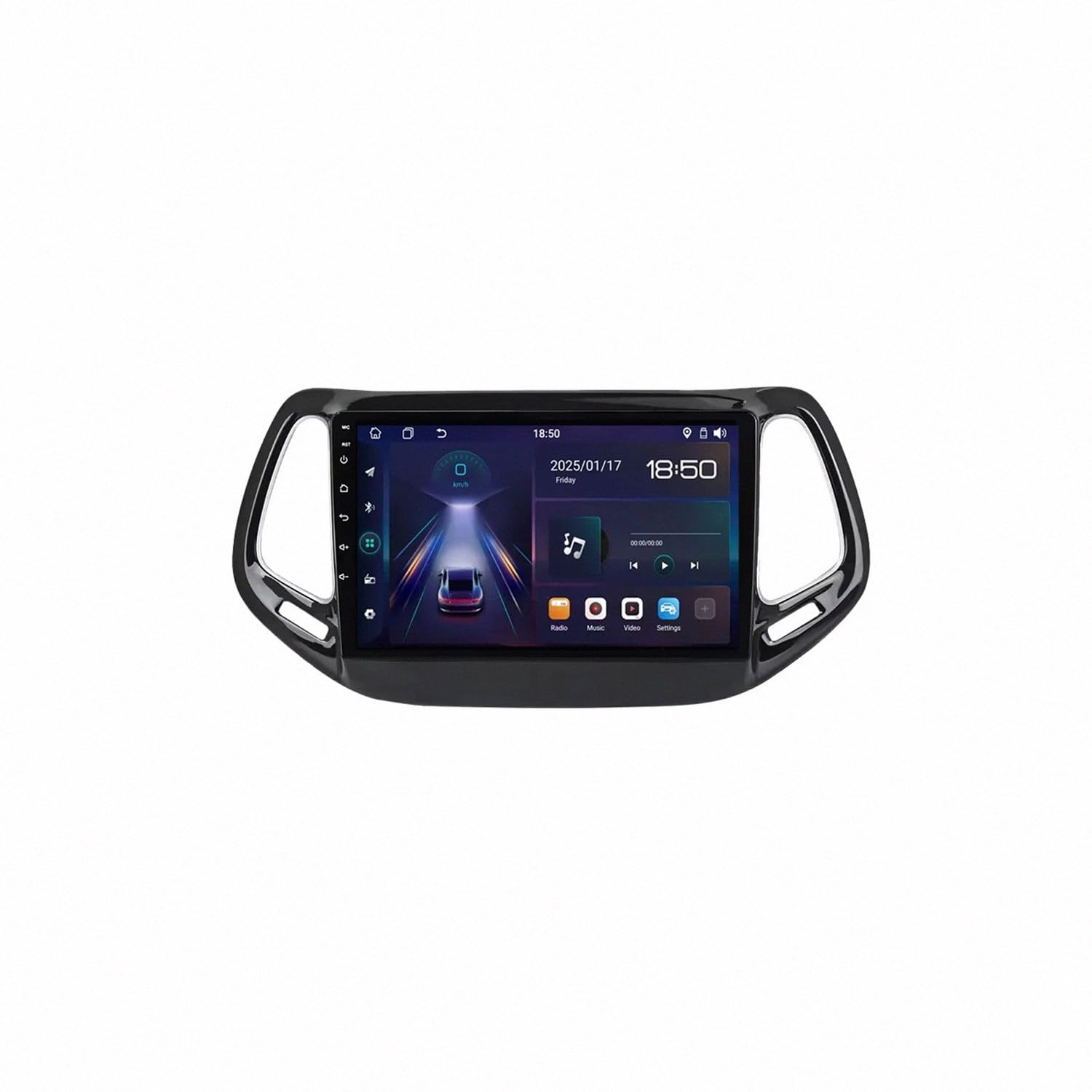 Ekran Carplay dla Jeep Compass 2017-2019 Przenośne Radio Samochodowe Z Ekranem Dotykowym Hd, Funkcją Mirror Link I Carplay;, 4 Rdzeń 4G+64G