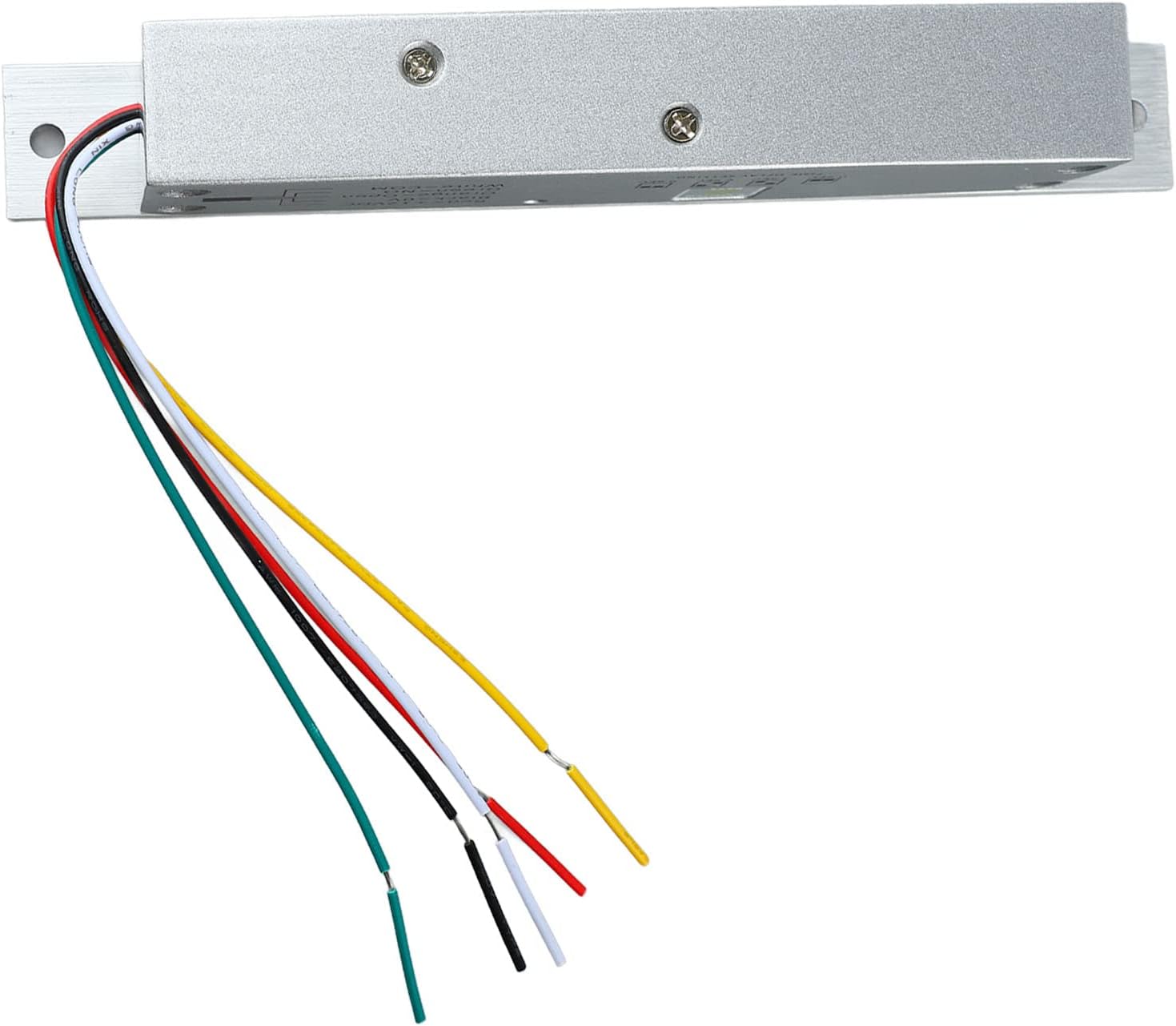 DC 12V Electric Lock with Time Delay and LED Display, Narrow Dead for Door Entry Access Control, Made of Durable Aluminium Alloy (Power Off Unlocking)
