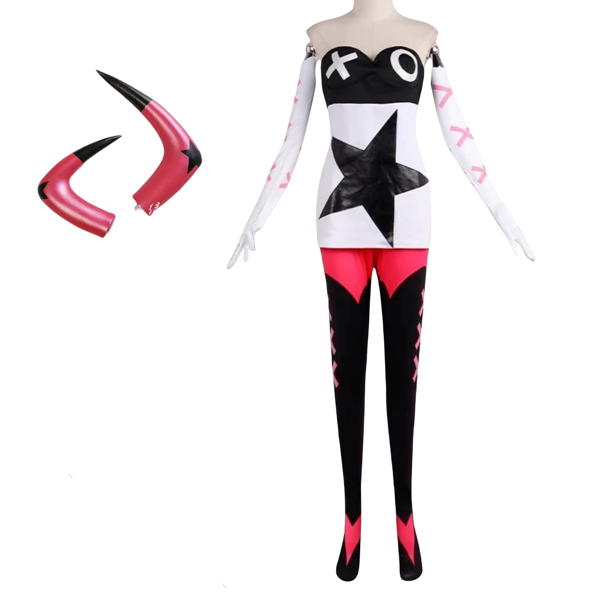 Hazbin Hotel Cosplay Costume, Succubus Verosika Mayday Cosplay Outfit for Halloween