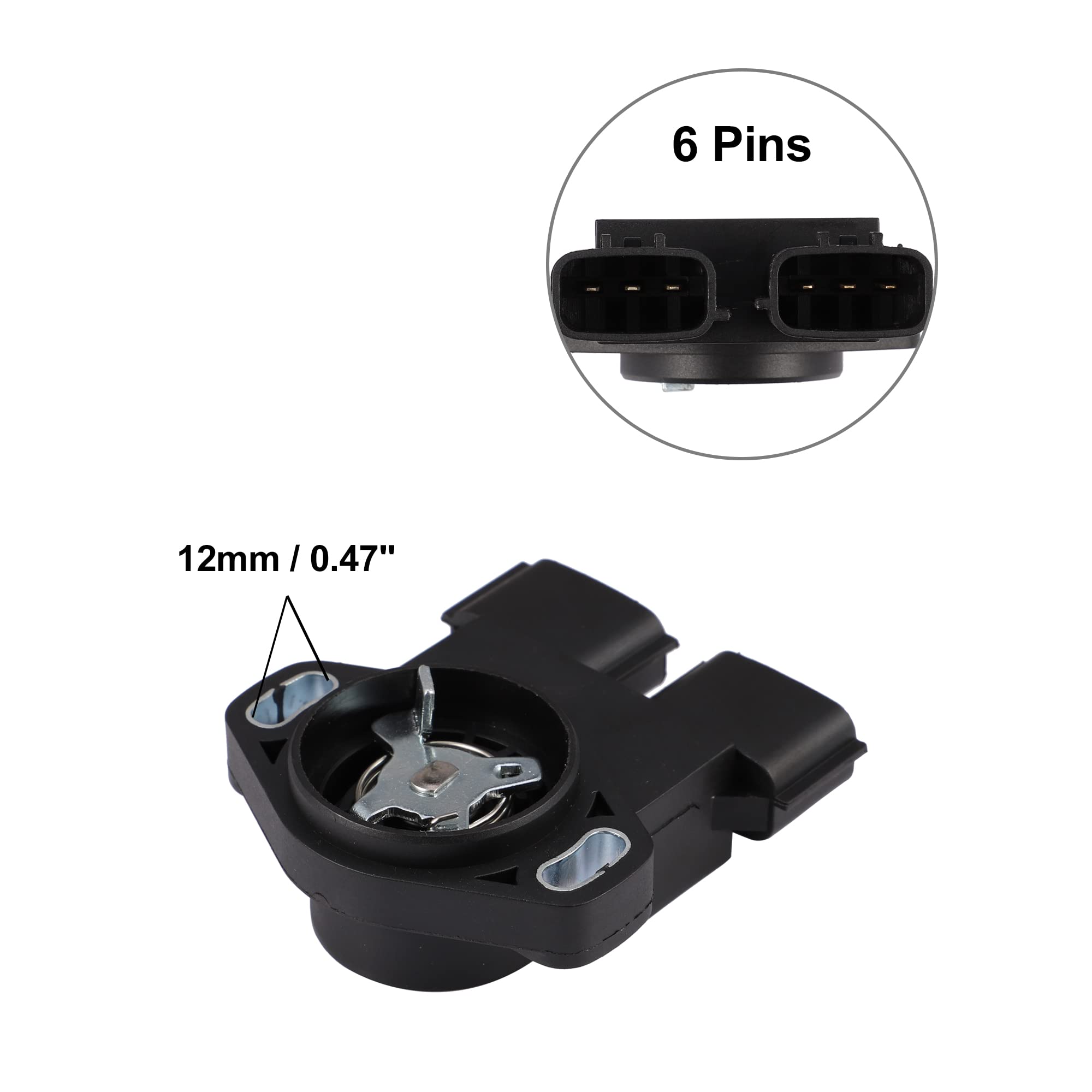 Amazon.com: X AUTOHAUX Black Car Throttle Position Sensor