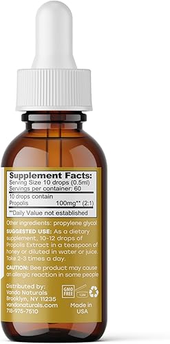 Miniatura 2 de Tintura de propóleo sin alcohol 1 fl.oz