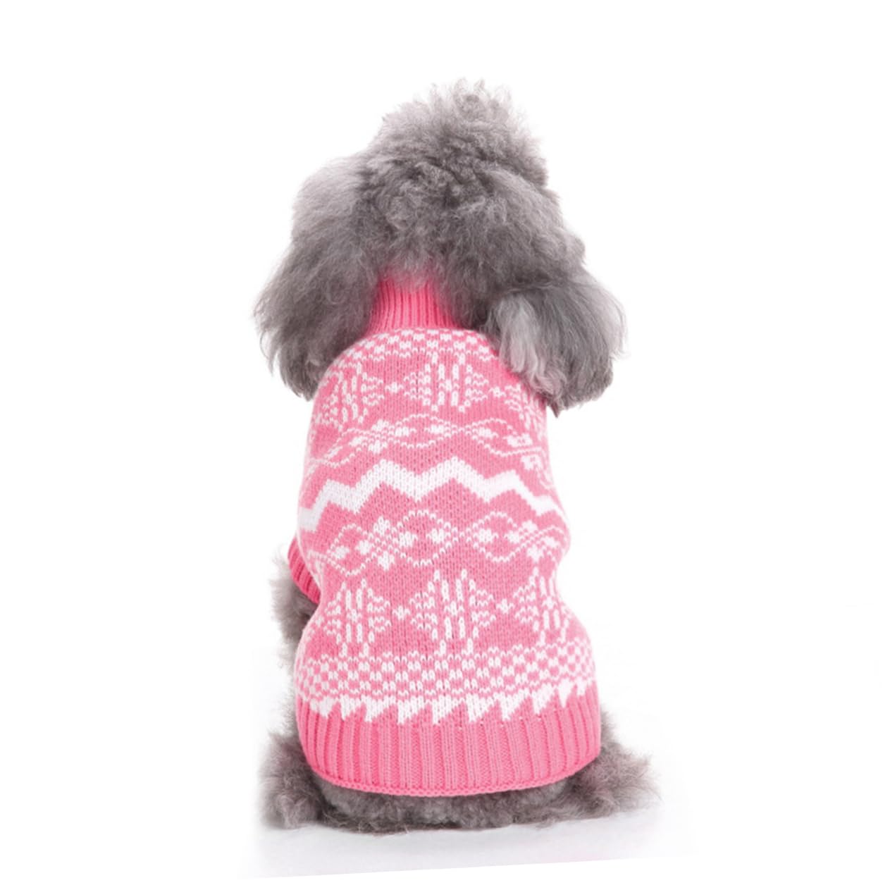 SUPVOX 3 Pezzi Maglione Lavorato A Maglia per Animali Domestici Collo Alto Cane Caldo Abbigliamento per Animali Domestici Maglione per Cani per