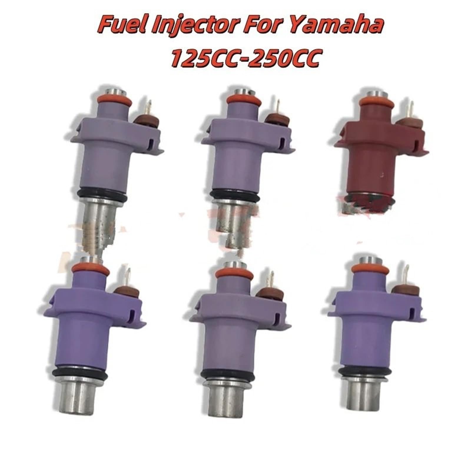 Wtryskiwacze paliwa samochodowego Pasuje do Yamaha 50CC 125CC-250CC dysza wtryskiwacza paliwa przepływ wtrysku 2 6 10 12 otworów akcesoria motocyklowe Fuel Injector(10 Holes 140CC)