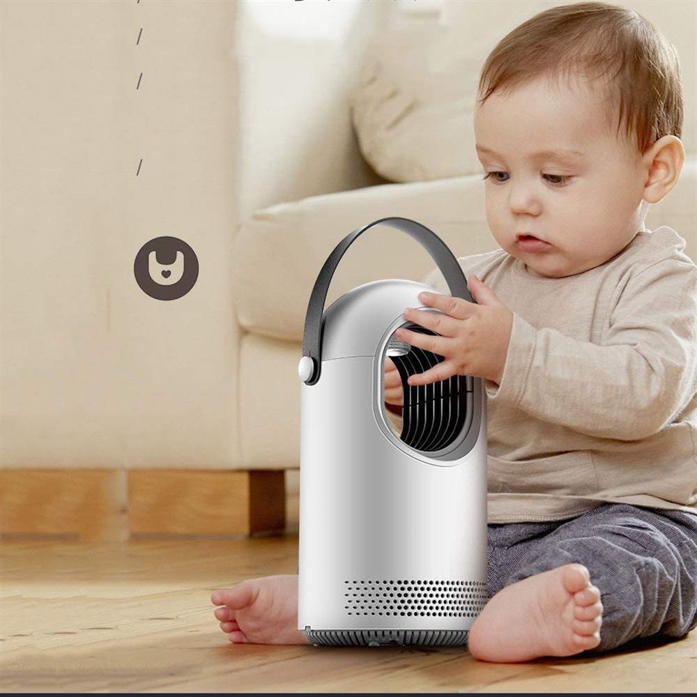 Asesino de Mosquitos, Asesino eléctrico de Insectos/Trampa para Mosquitos Lámpara de Trampa LED de 360 Grados, Trampas de Control de plagas alimentadas por USB para el hogar, cocinas, Camping.