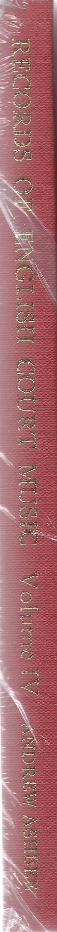 Records of English Court Music 002 édition collector pour musicologues