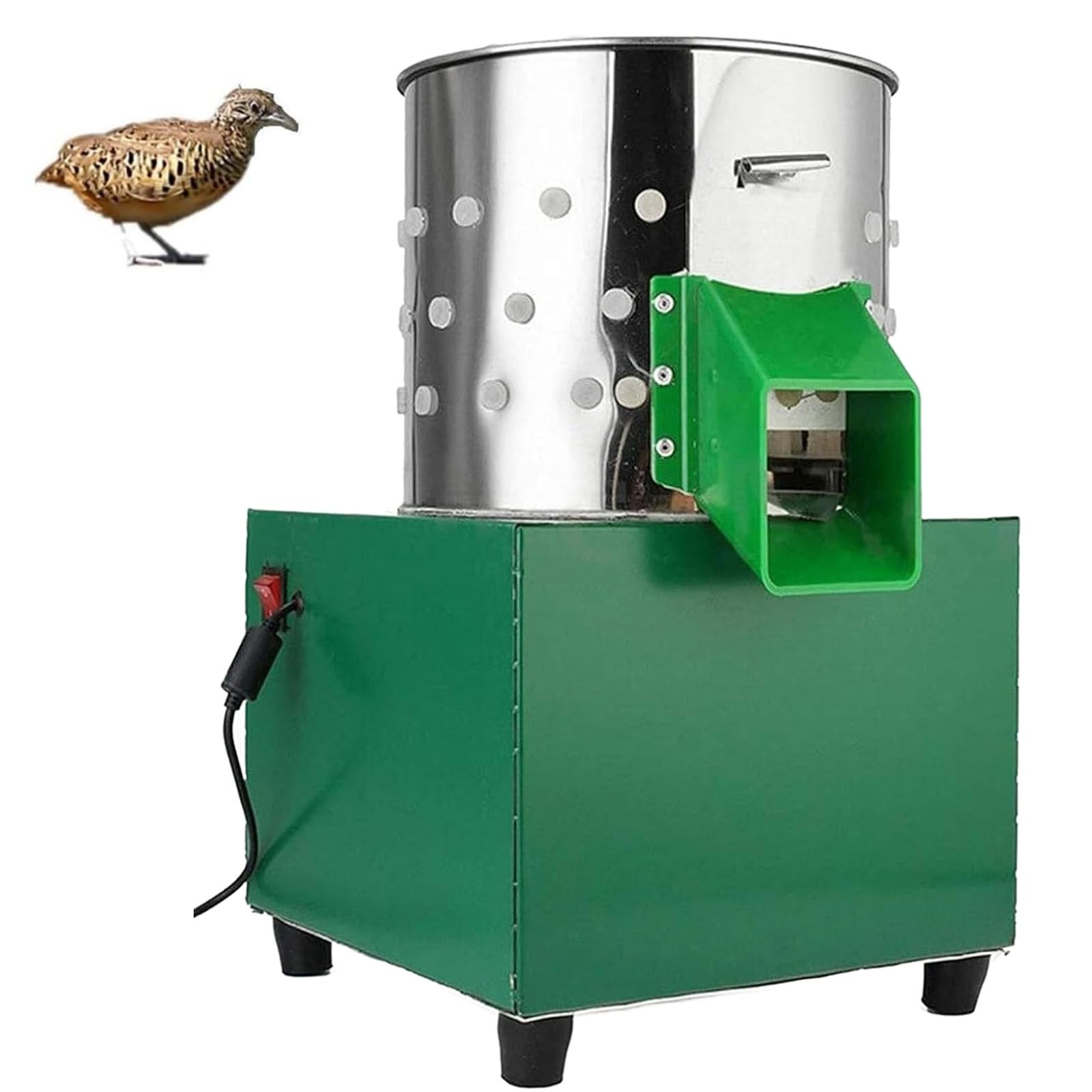 Desplumador de pollo resistente, removedor de plumas para aves de corral, pato, pavo y pájaro, máquina eficiente de desplumar plumas