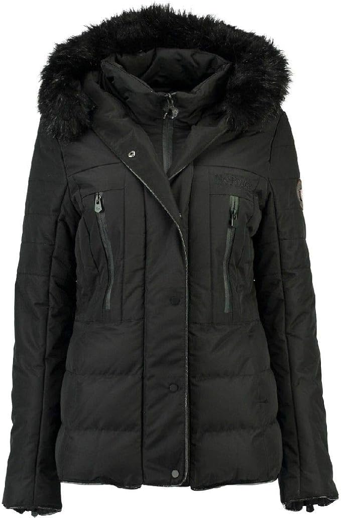 Geographical Norway Parka for Women DionySOS Black S : Amazon.co.uk:  Clothing