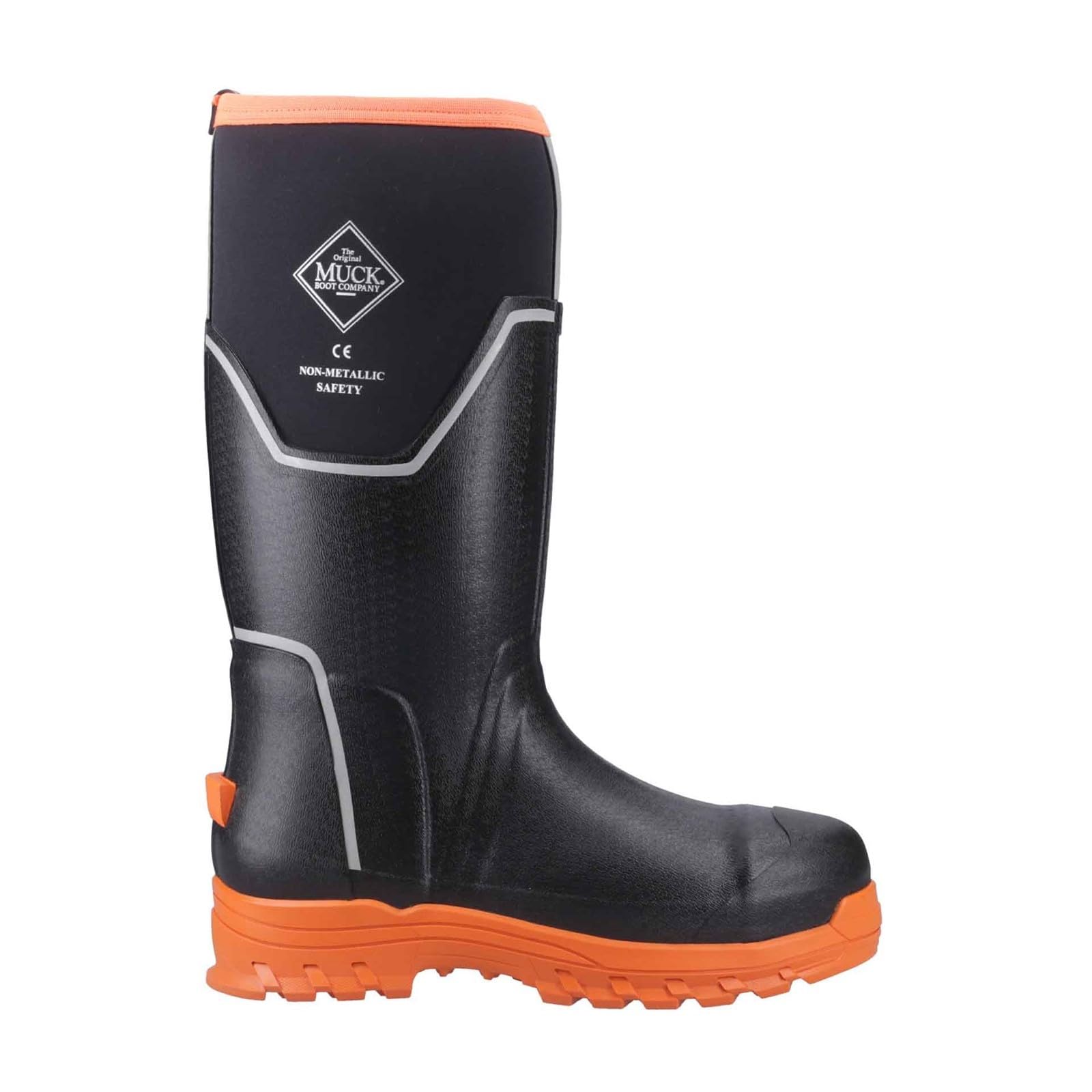 Muck Boots Male Grit S5 Safety Wellington, Black, 6