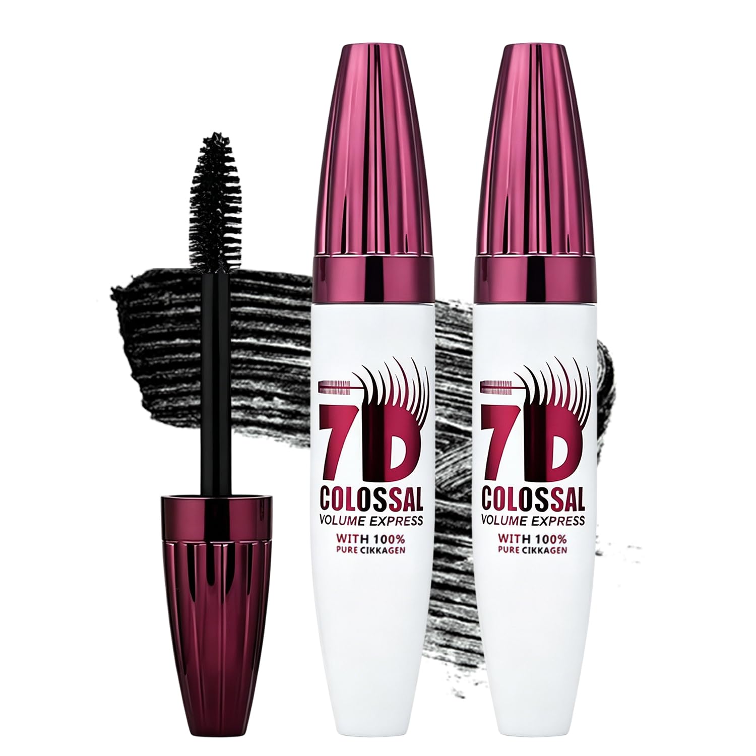 2PCS Waterproof Volume Mascara - Lengthening & Thickening