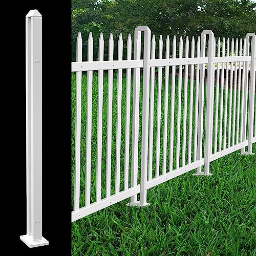 Patio Vinyl Picket Fencing Post Kit 36