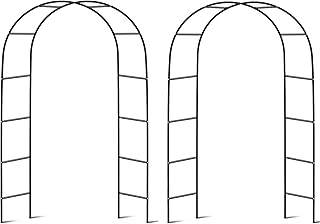 Crystals Garden Arch Green Metal – Heavy-Duty Steel Frame Support for ...