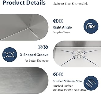 Lordear 28 Inch Undermount Kitchen Sink Double Bowl Stainless Steel 16 Gauge Undermount Workstation 60/40 Kitchen Sink with Smart Low Divider 28x19 Inch Double Basin Under Counter Kitchen Sinks