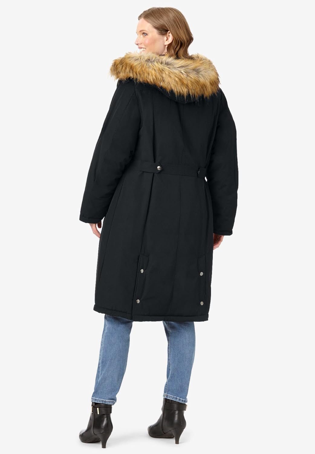 Woman Within Plus Size The Arctic Parka In Extra Long Length