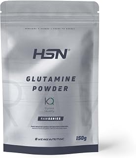 Glutamina Kyowa - Máxima Pureza - en Polvo de HSN | Sin Sabor 150 g = 30 Tomas por Envase 100% Pura L-Glutamina Micronizada | No-GMO, Vegano, Sin Glut