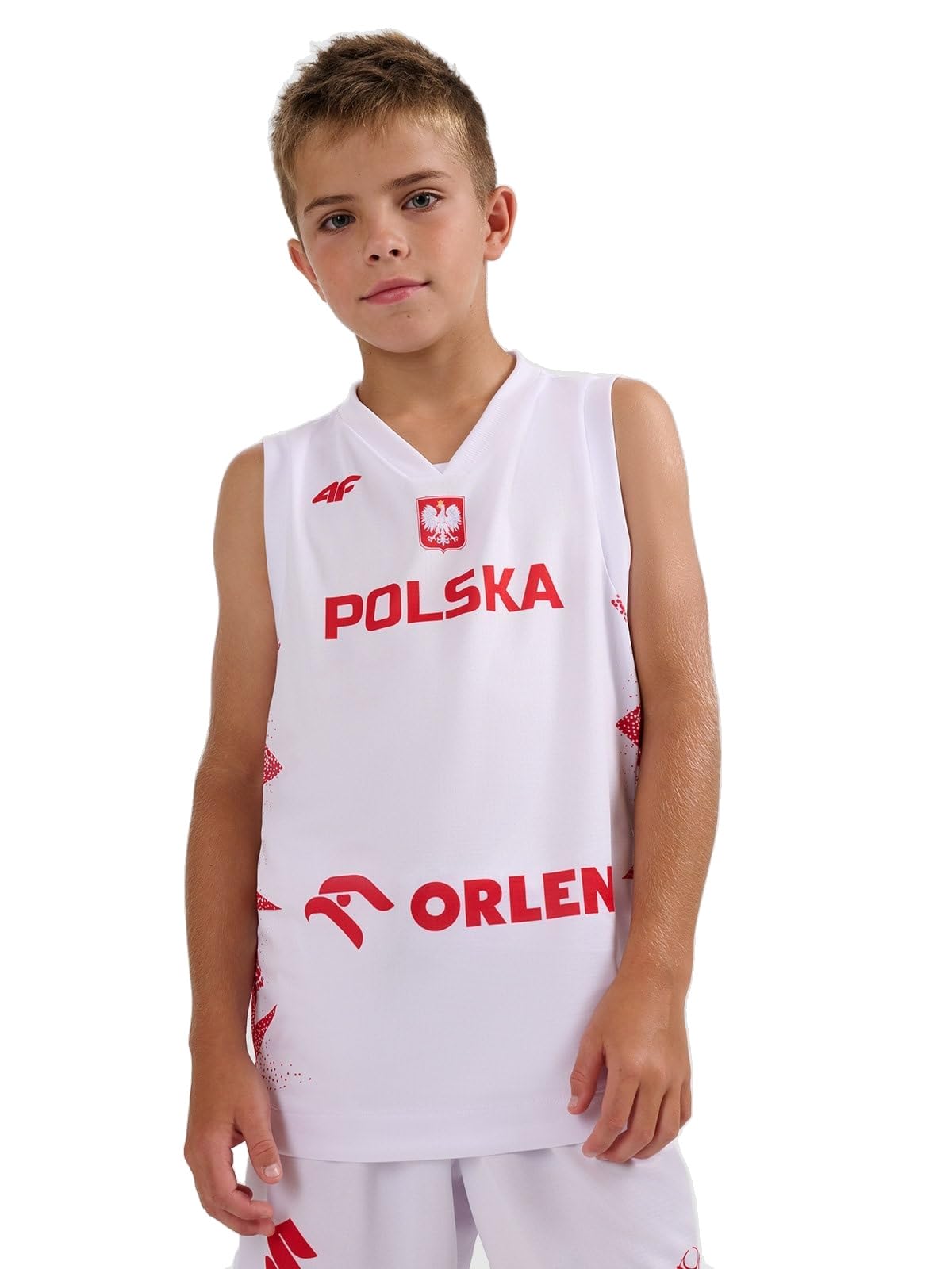 4F Koszulka reprezentacyjna z możliwością personalizacji dziecięca 4F x PZKOSZ