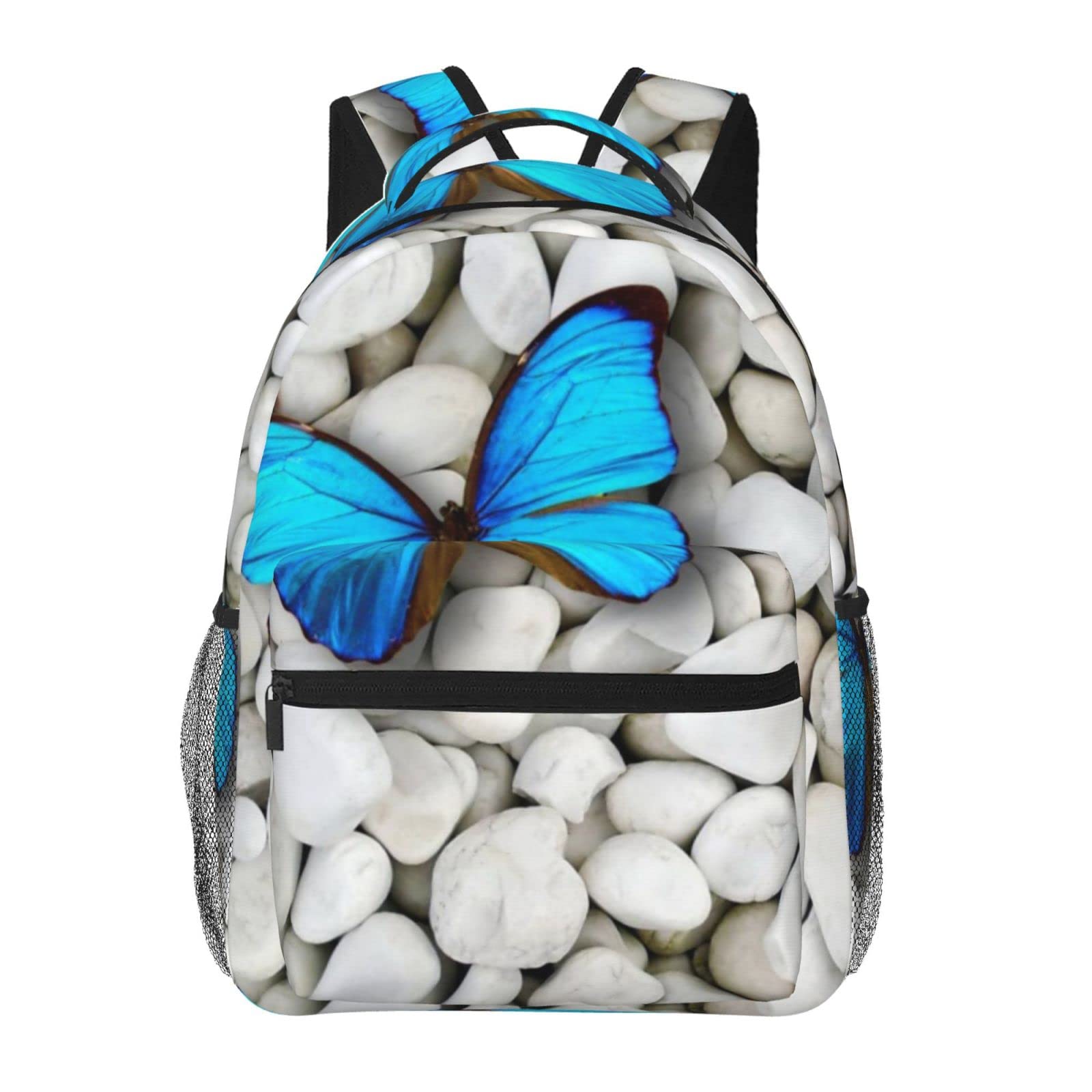 Sac à dos ordinateur portable noir grand modèle décontracté taille unique - 7