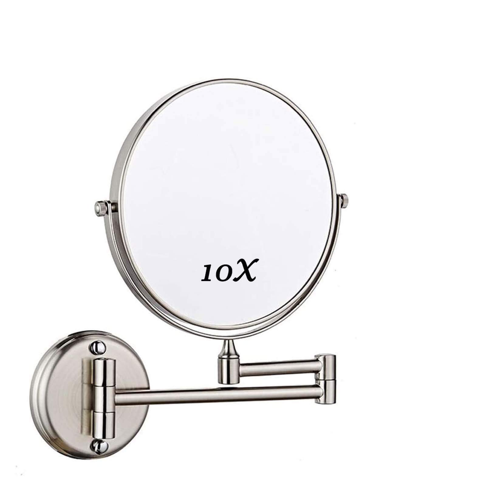 Miroir de salle de bain mural de 8 pouces pour faciliter les soins du visage