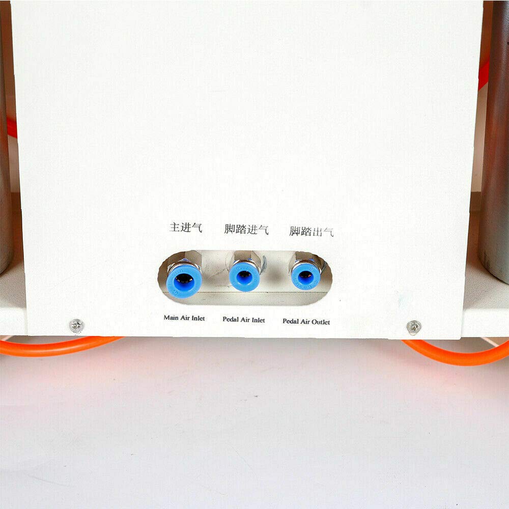 Máquina de chorro fino de doble cabeza, cabina de chorro de arena, chorro de arena fina, unidades de granallado de pulido, iluminación LED