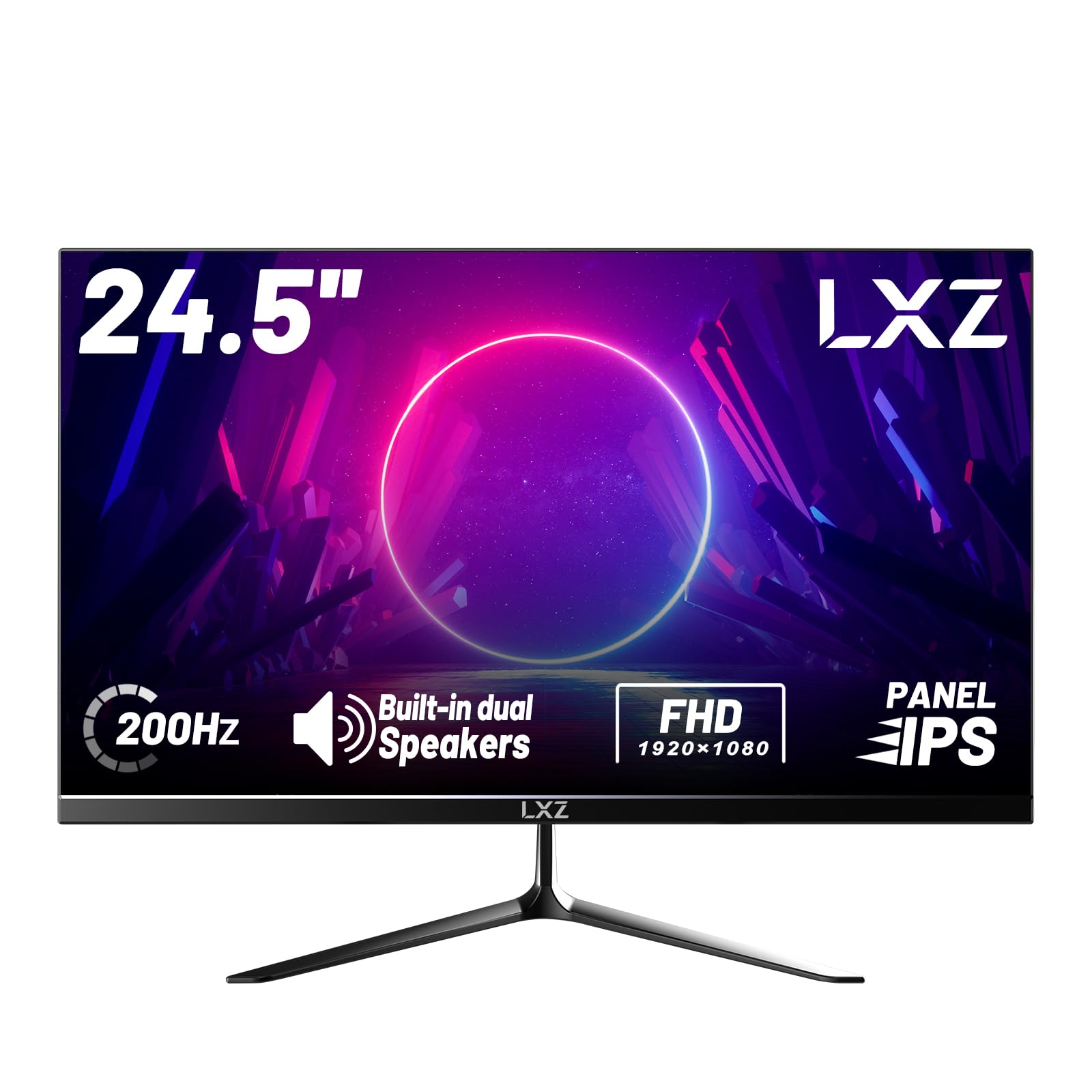 24.5 Inch Gaming Monitor 200Hz, FHD 1080p, 1ms, DP/HDMI, Eye Care, Wall Mount Compatible