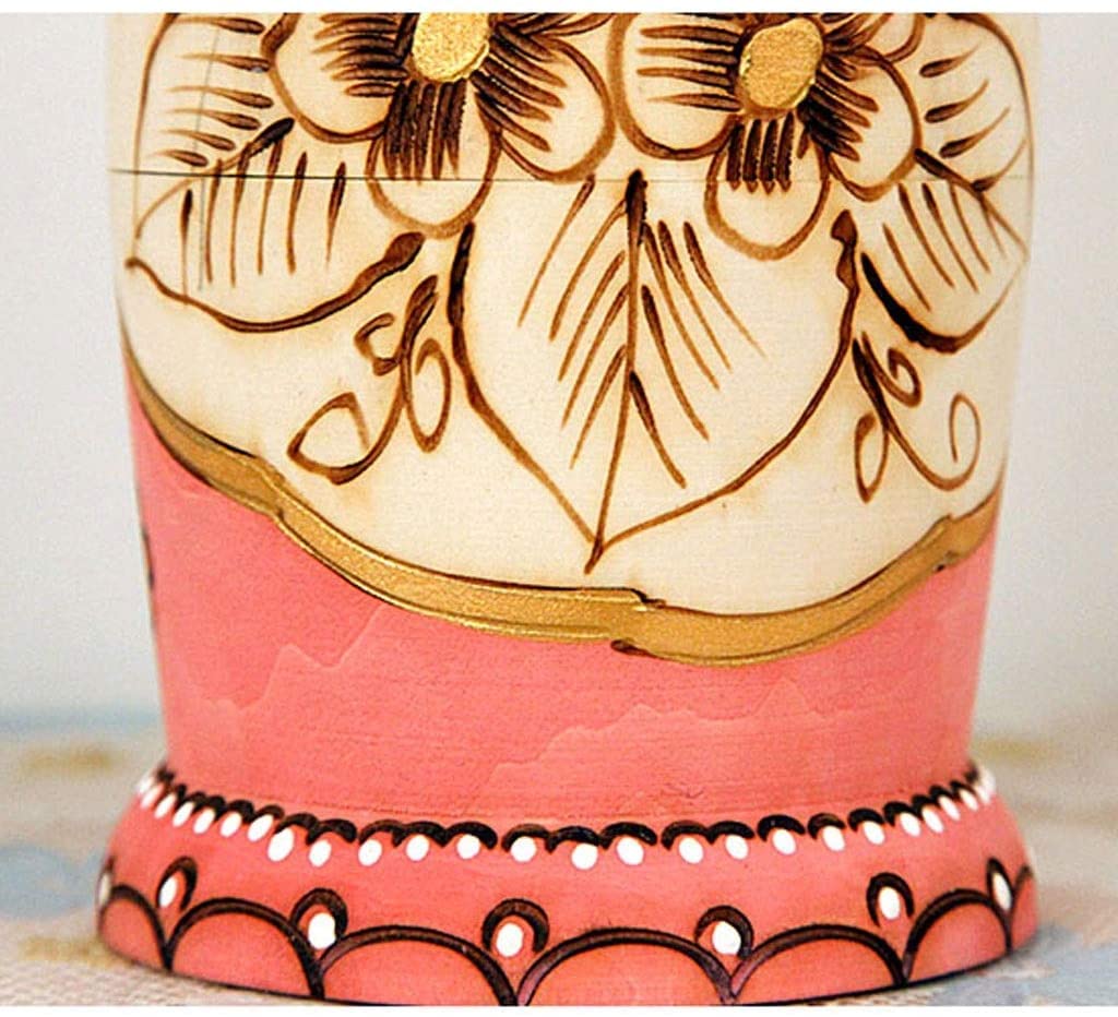 Matrioszka Rosyjskich Lalek Matryoshka Lalki, 10 Sztuk Ręcznie Robione Drewniane Rosyjskie Lalki Gniazdowania Matryoshka Zabawki, Układanie Zagnieżdżone Zestaw Prezent Matrioszki matrioszki lalka