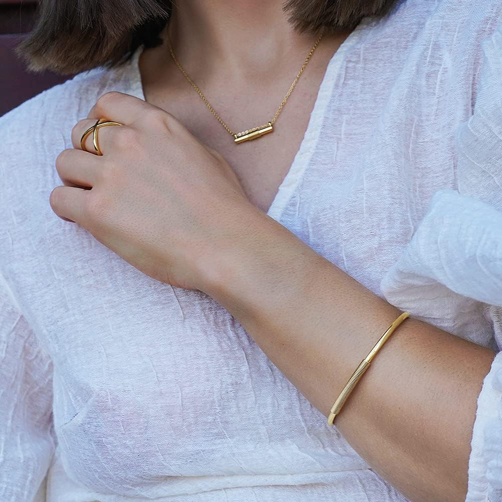 14K Gold Criss Cross Ring for Women, Rose Gold Plated X Ring, Dainty Non-Tarnish Infinity Silver Ring, Cute Daily Fashion Jewelry, Size 6,7,8,9,10