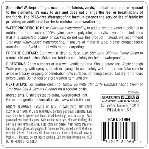 STAR BRITE Waterproofing Spray 64 Oz