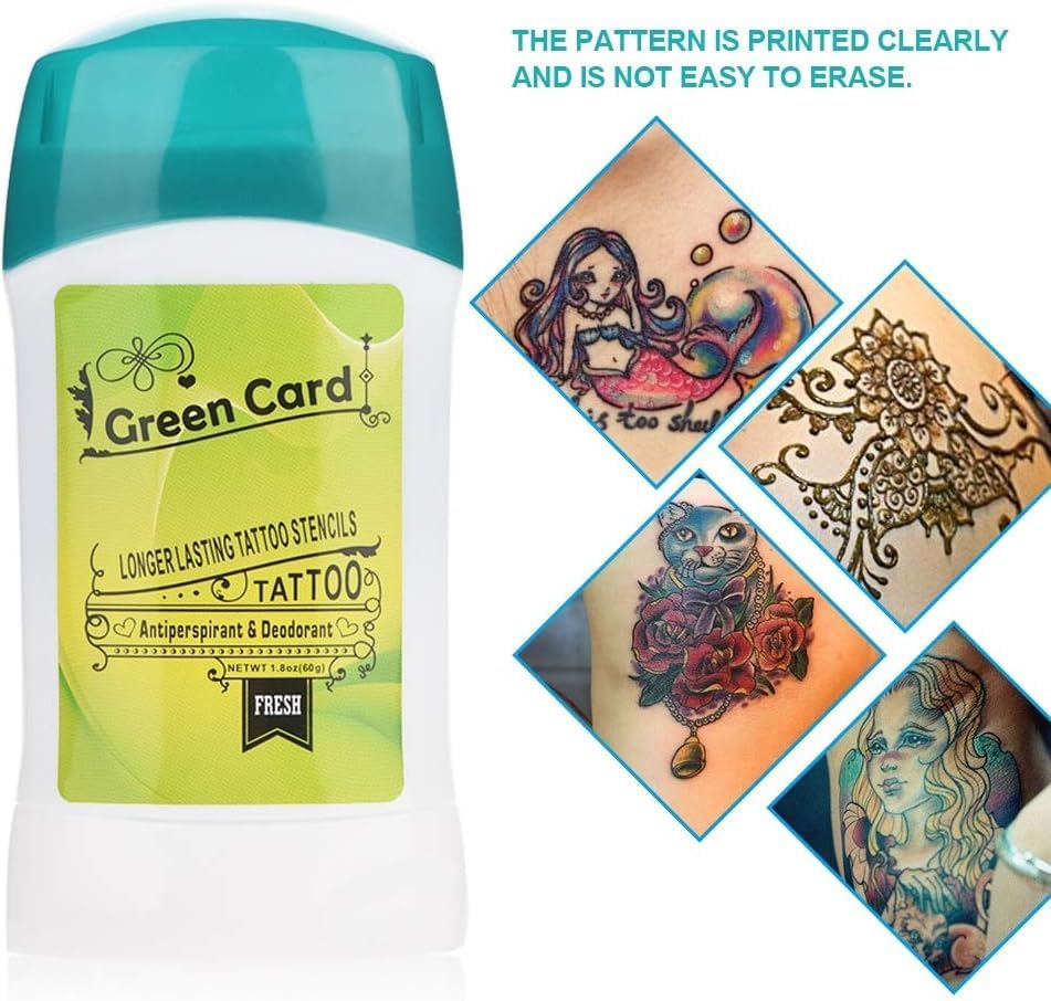 Tattoo Transfer Soap, 51g Professional Stencil Primer Tattoo Stuff Supplies Transfer Cream Gel Tattoo Skin Solution Gel Not Easy to Erase Tattoo Transfer Soap for Tattoo Artist and Home Use