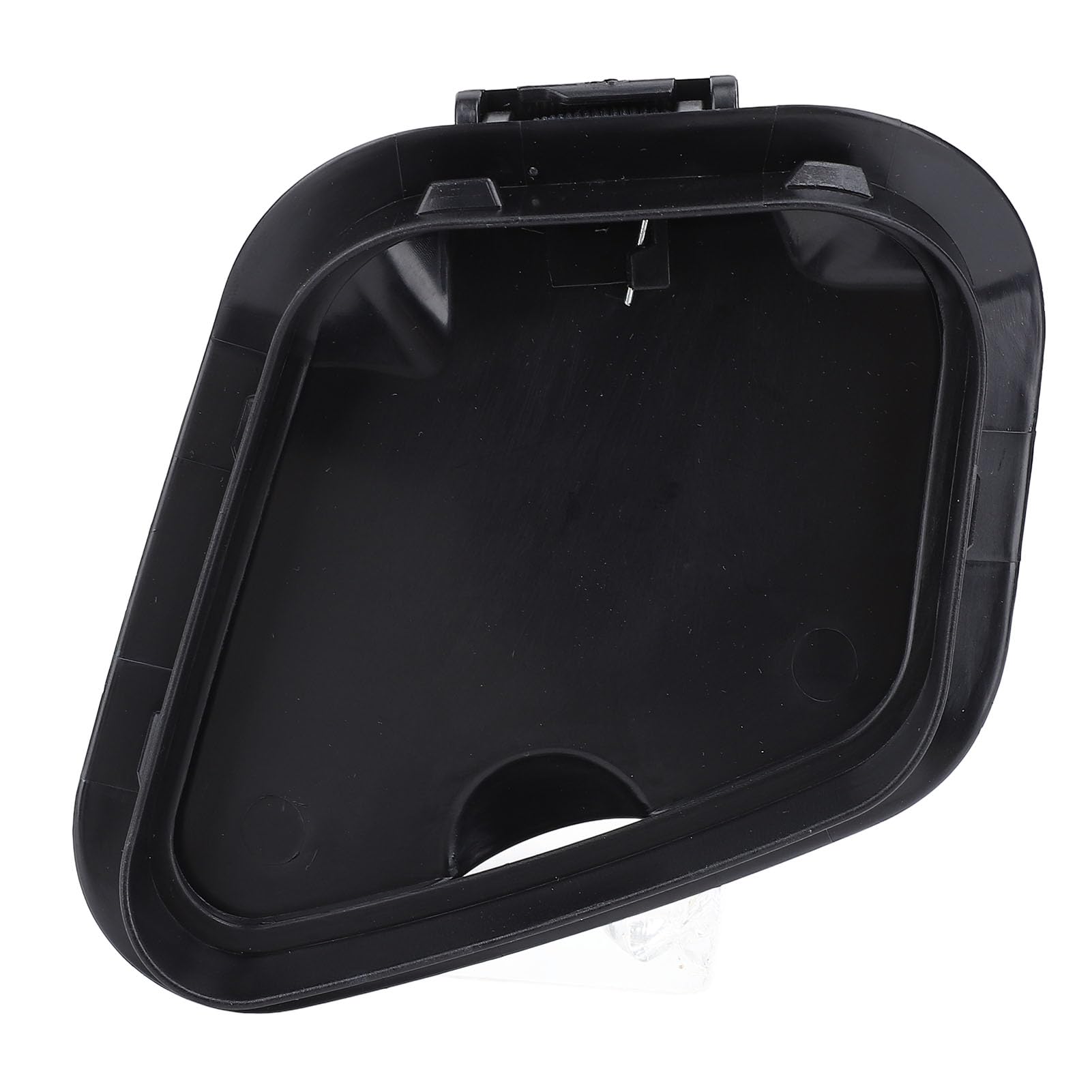 Tasca Laterale Moto Tasca Protettiva Resistente Alla Polvere Tappi Facili Installare Materiale ABS Resistente per NMAX125 NMAX155 NMAX V1 V2 (BLACK)
