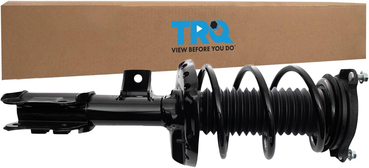 TRQ Front Left Complete Strut & Coil Spring Assembly Drivers Side Compatible with 2015-2019 Hyundai Sonata 2016-2020 Kia Optima