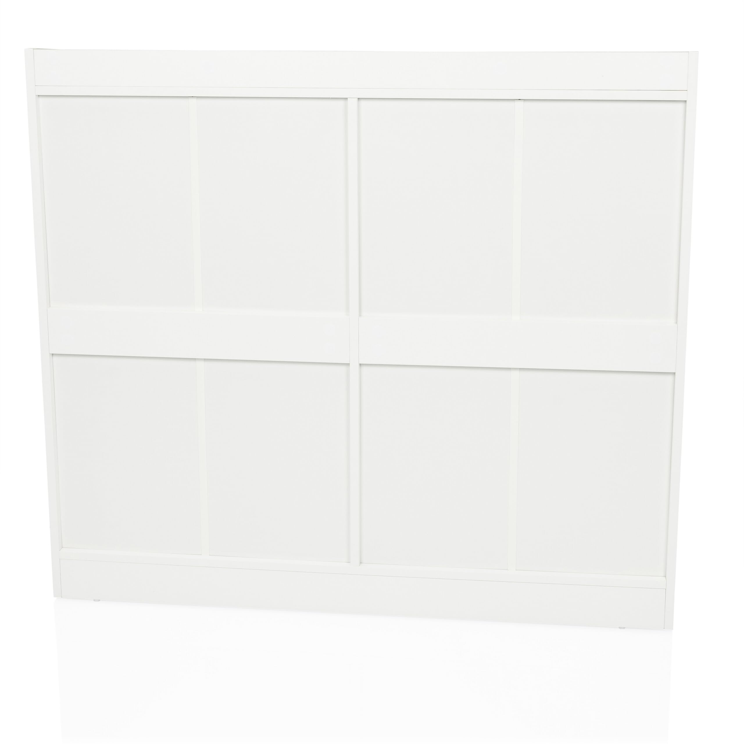 Cómoda con 8 cajones OSOYRO 110x38x98,5 cm Mueble aparador para salón Dormitorio Pasillo, sin Tiradores, Blanco