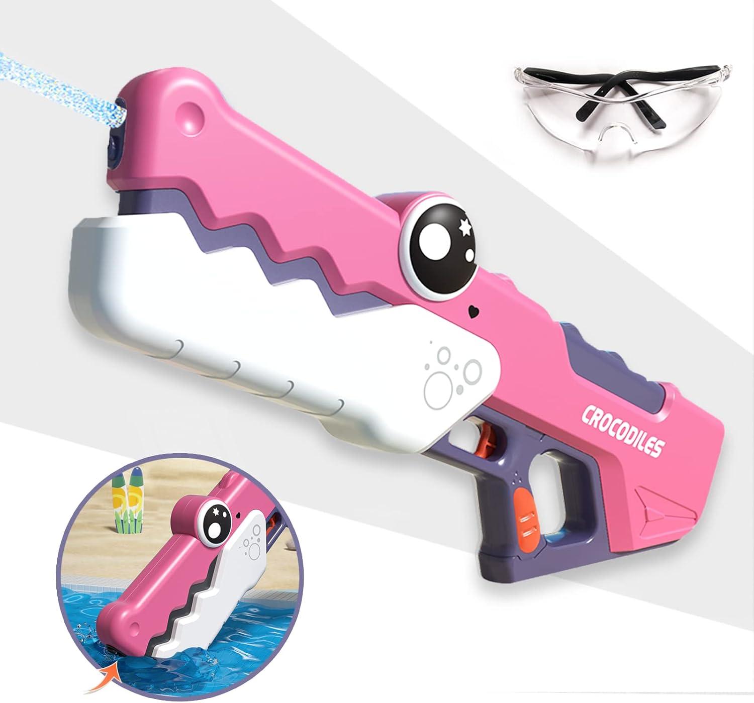 cxjoigxi Electric Water Gun for Adults Kids with Long Range