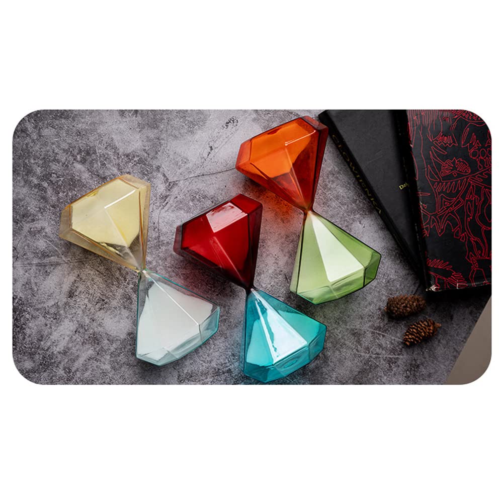 PATIKIL Timer A Sabbia Da 5 Minuti - Clessidra In Legno E Vetro Borosilicato, Rosso, Per Cucina, Giochi, Ufficio E Decorazione Casa