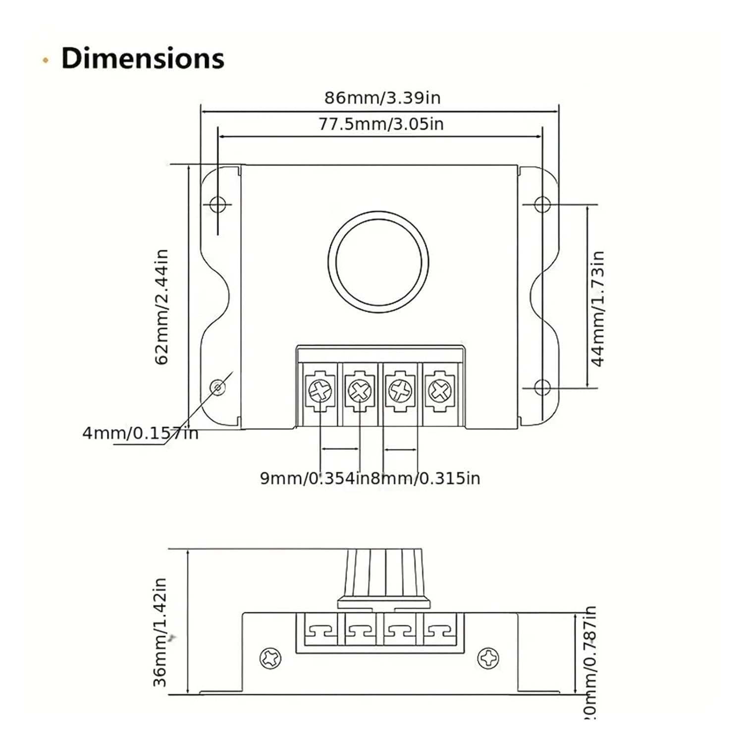 DC12-24V 30A Knob Dimmer Brightness Adjustment Stepless Dimming Switch Controller Suitable for 3528 5050 COB SMD LED Light