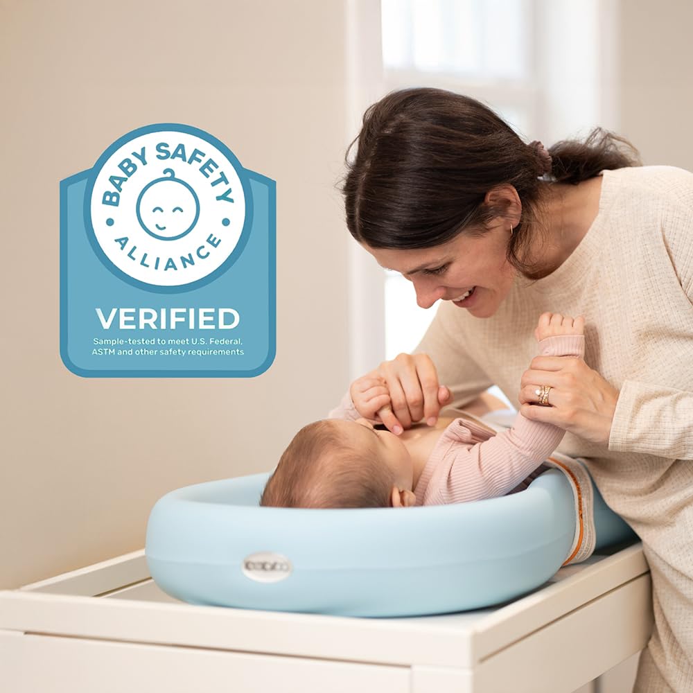 Amazon.com : Keekaroo Peanut Changer Baby Blue – The Original Made