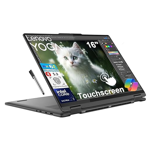 Lenovo Yoga 7i 16-inch 2-in-1 Convertible Laptop