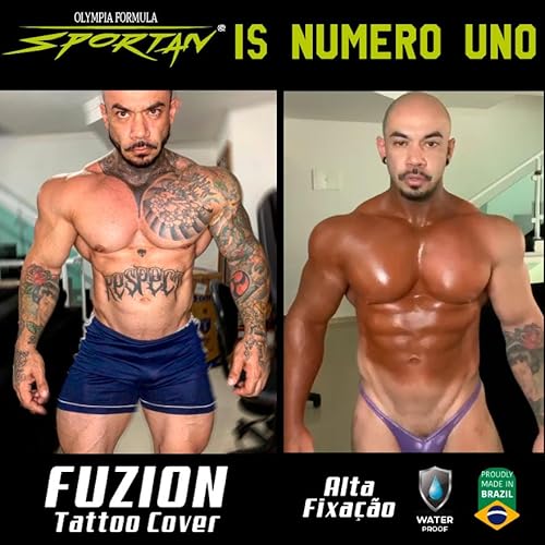 Cobertura de Tatuagem (Tattoo Cover) SPORTAN FUZION, 100ml - 75g