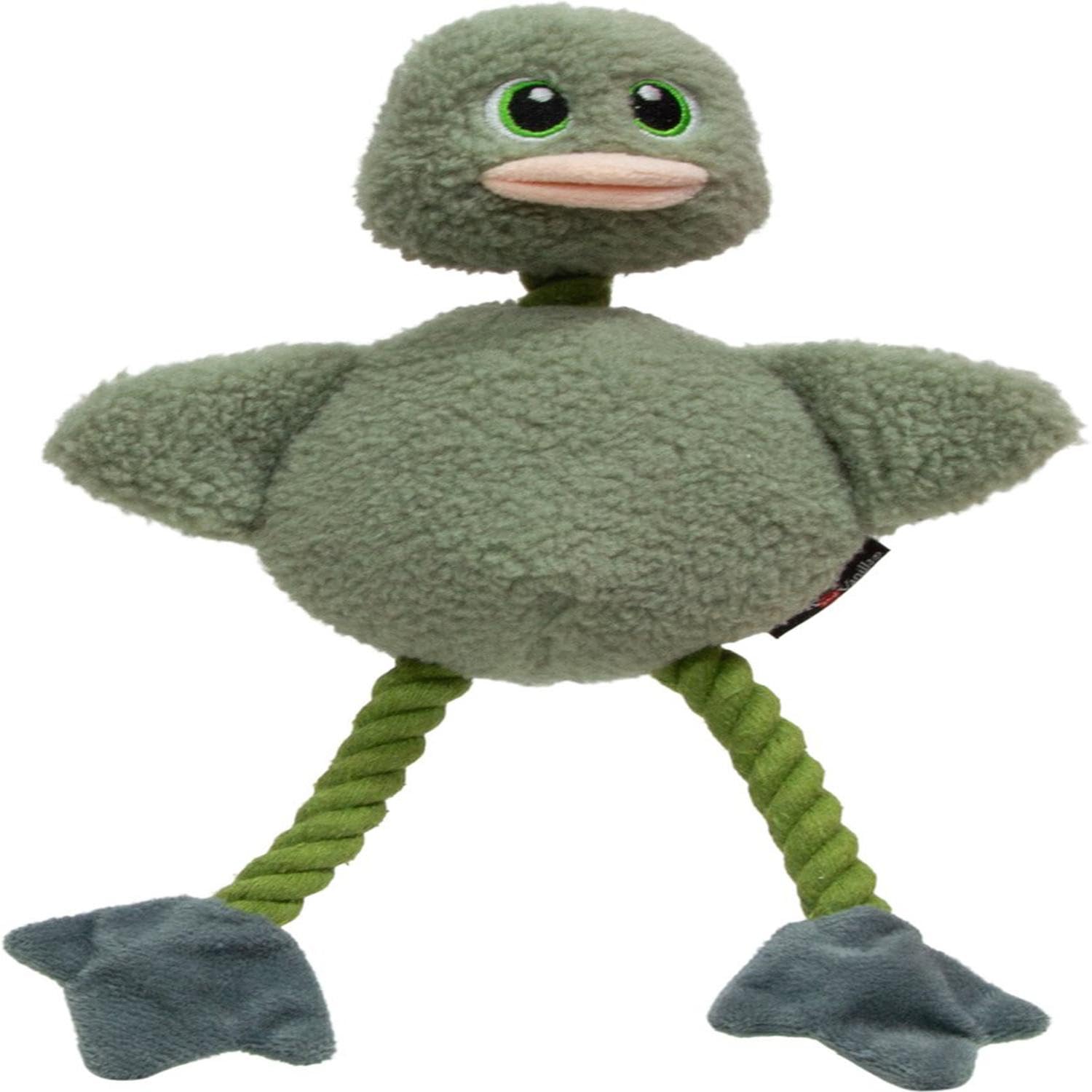 JACK AND VANILLA, Amidoo Soft and Attractive Plush Duck Dog Toy, 30 cm, A must for awakening and entertaining your four-legged companion