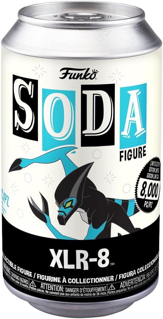 Funko Vinyl SODA: Ben 10 - XLR-8 Sealed Can (Chase Possible)